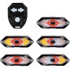 Hongu Fanale Luce Posteriore frecce telecomando bici bicicletta mon...
