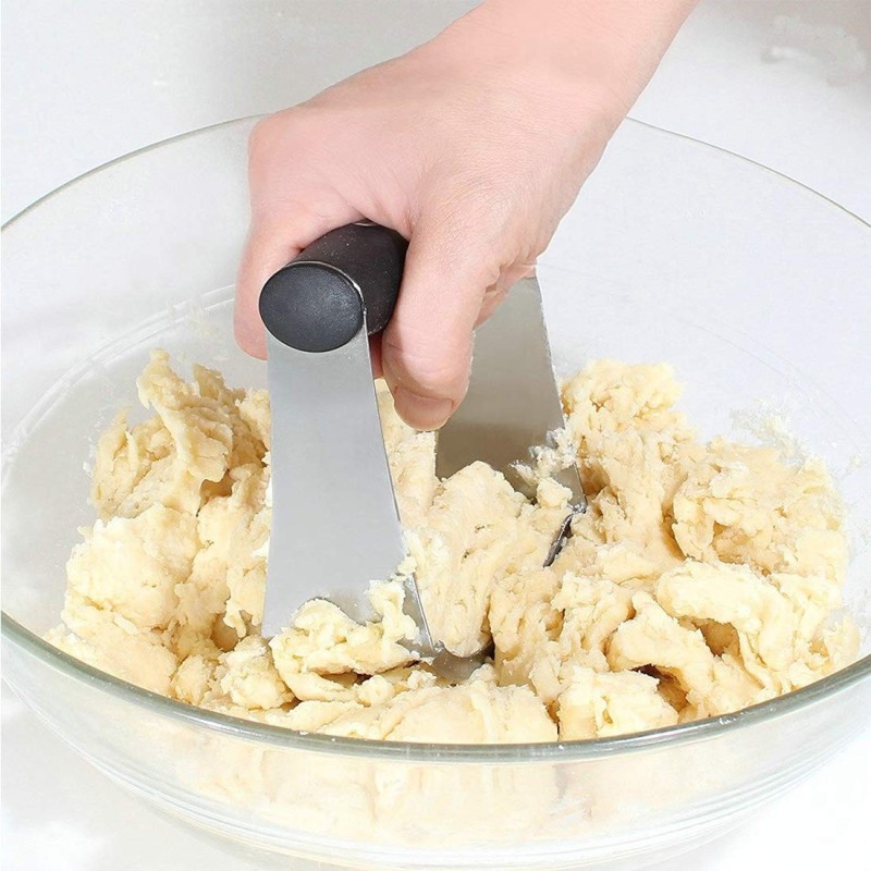 WeHome Impastatore manuale in acciaio affettatore da pasticceri mes...