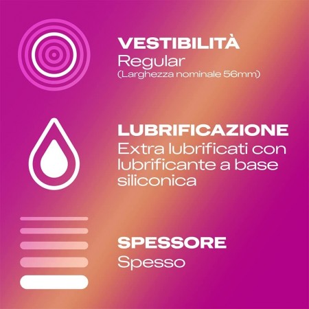 24 Preservativi DUREX Pleasure Max Profilattici stimolanti per lei con rilievi