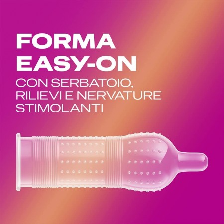 24 Preservativi DUREX Pleasure Max Profilattici stimolanti per lei con rilievi