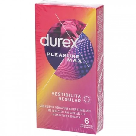 24 Preservativi DUREX Pleasure Max Profilattici stimolanti per lei con rilievi