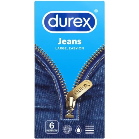 Preservativi Durex Jeans Anatomici Classici Easy - On 24 Profilattici Condom