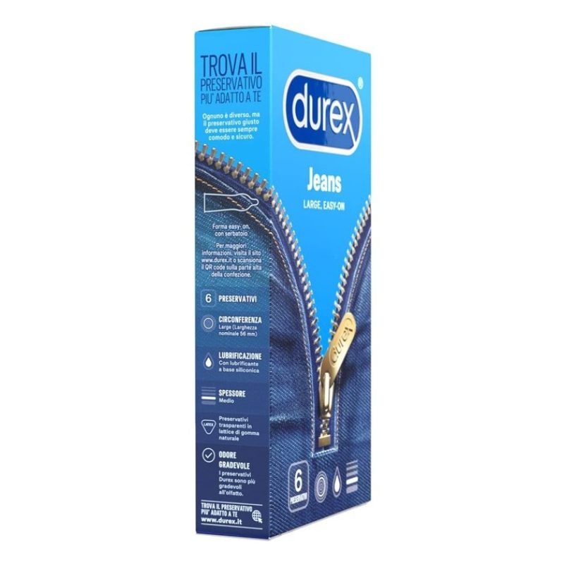 Durex Preservativi Durex Jeans Anatomici Classici Easy - On 24 Prof...