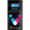 Durex Sync Preservativi Ritardanti e Lubrificati Forma Easy-On 18 Profilattici