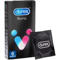 Durex Sync Preservativi Ritardanti e Lubrificati Forma Easy-On 18 Profilattici