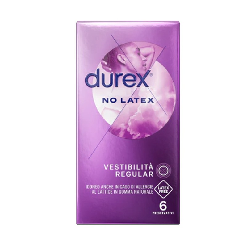 Durex Preservativi DUREX NO LATEX 18 Profilattici Senza Lattice Ana...