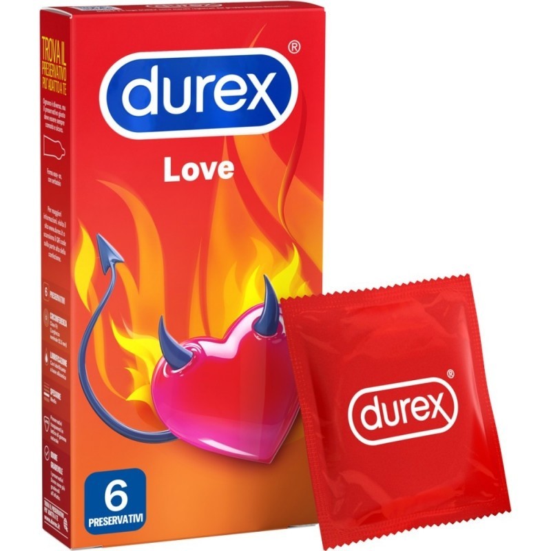 Durex Preservativi DUREX Love Easy on 24 pezzi Profilattici classic...