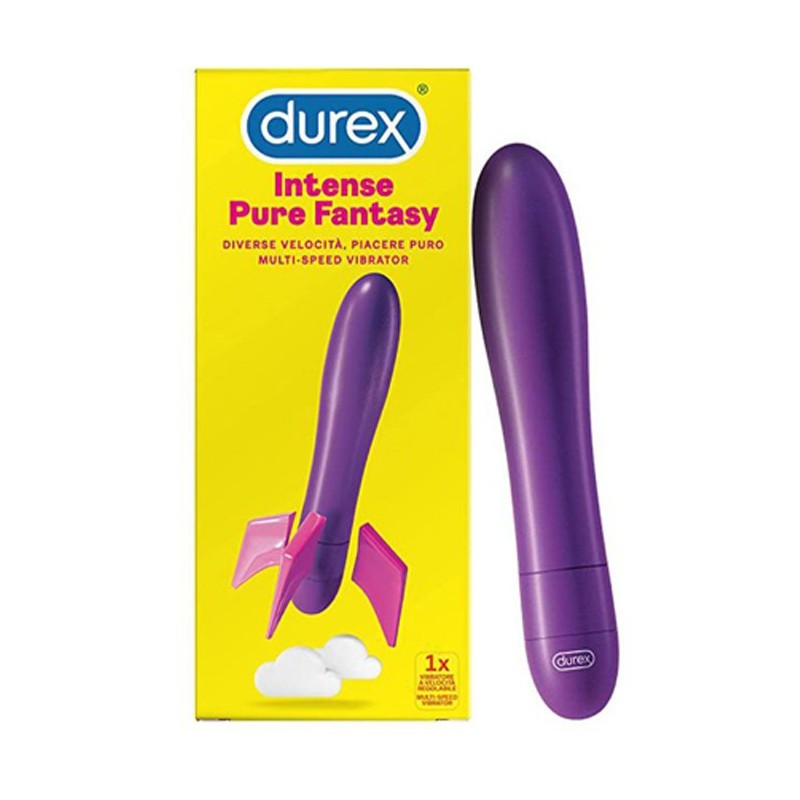 Vibratore Durex Play INTENSE PURE FANTASY Stimolante Silenzioso Impermeabile