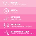 Vibratore Durex Play INTENSE PURE FANTASY Stimolante Silenzioso Impermeabile