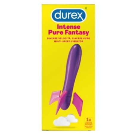 Vibratore Durex Play INTENSE PURE FANTASY Stimolante Silenzioso Impermeabile