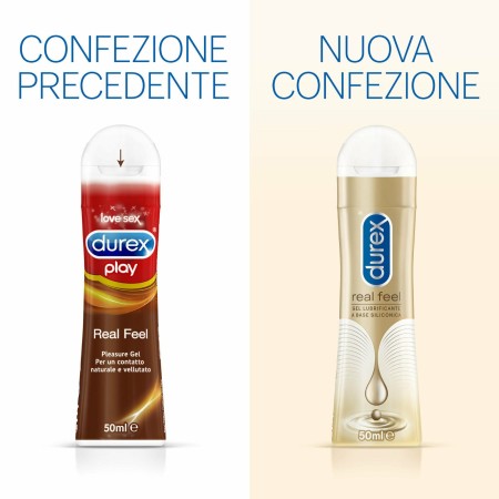 Durex Gel Real Feel Lubrificante Intimo Pleasure Play Effetto Vellutato 50 ml