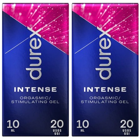 Durex Stimulating gel Intense 10ml Lubrificante Orgasmic intimo per lei 2 pezzi