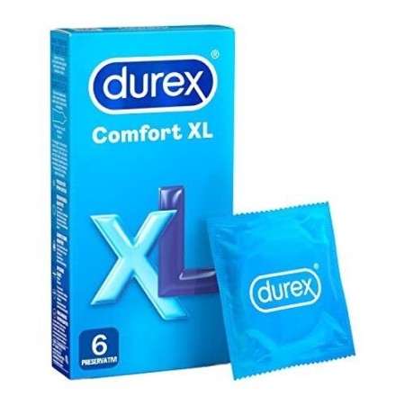 Preservativi Durex XL Profilattici Extra Large (57mm) 36 profilattici Comfort