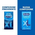 Preservativi Durex XL Profilattici Extra Large (57mm) 36 profilattici Comfort