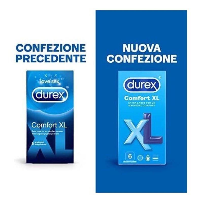 Durex Preservativi Durex XL Profilattici Extra Large (57mm) 36 prof...