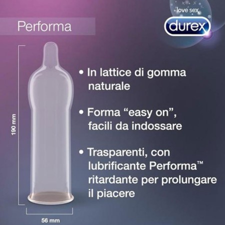 Preservativi Ritardanti DUREX PERFORMA Lunga Durata 48 profilattici condom 