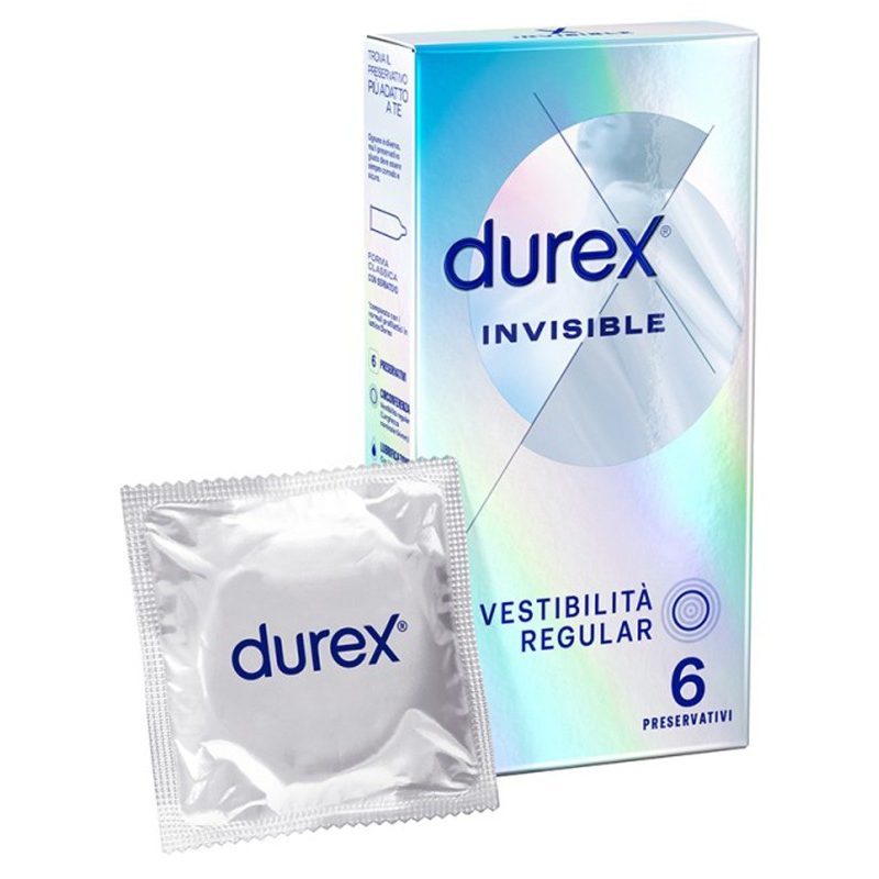 Durex 24 Preservativi Ultra sottili sensibili DUREX Invisible profi...