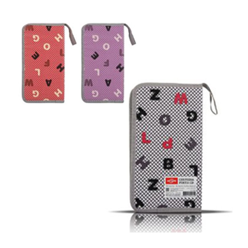 WeHome Borsa Porta CD DVD Raccoglitore con cerniera Wallet per 80 D...