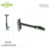 WeHome Rastrello giardino attrezzi 5 denti in acciaio con manico fo...