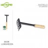 WeHome Rastrello da giardino manico in legno attrezzi 5 denti in ac...