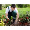 WeHome Rastrello da giardino manico in legno attrezzi 5 denti in ac...