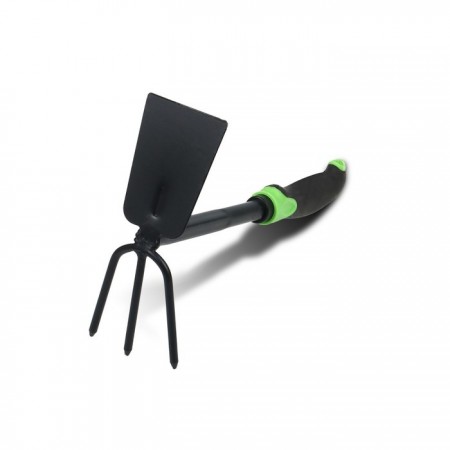 Zappa zappetta giardinaggio due punte in acciaio tridente attrezzi giardino orto