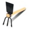 WeHome Zappa zappetta giardinaggio due punte tridente attrezzi giar...