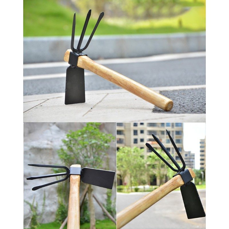 WeHome Zappa zappetta giardinaggio due punte tridente attrezzi giar...