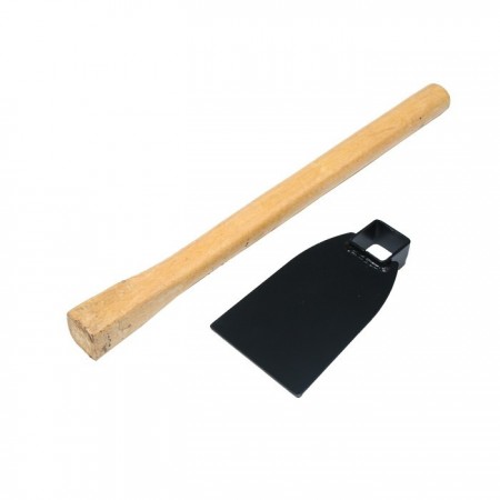 Zappetta zappa con manico legno 36 cm orto giardino testa in acciaio attrezzo