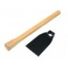 WeHome Zappetta zappa con manico legno 36 cm orto giardino testa in...