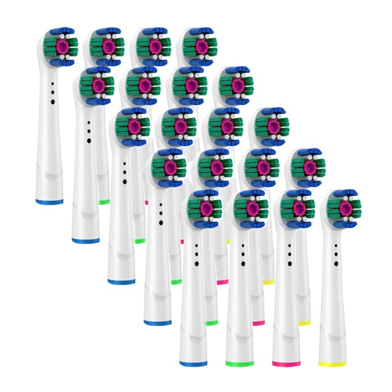 20X Testine di ricambio per spazzolino elettrico Compatibile Braun ORAL B YE-18A