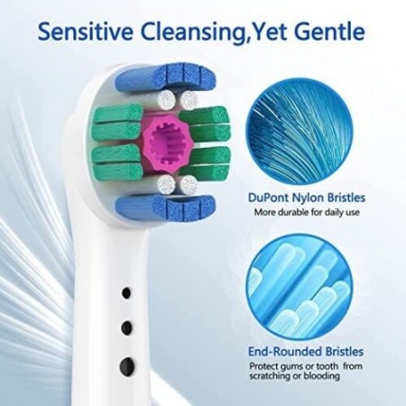 20X Testine di ricambio per spazzolino elettrico Compatibile Braun ORAL B YE-18A
