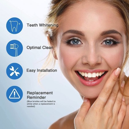 20X Testine di ricambio per spazzolino elettrico Compatibile Braun ORAL B YE-18A
