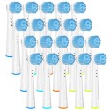 20X Testine di ricambio per spazzolino elettrico Compatibile Braun ORAL B YE-17S