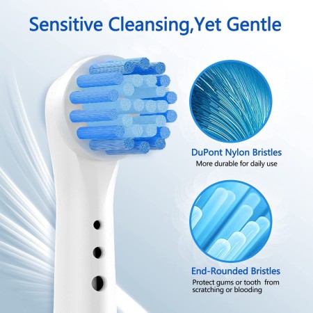 20X Testine di ricambio per spazzolino elettrico Compatibile Braun ORAL B YE-17S