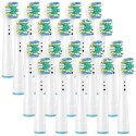 20X Testine di ricambio per spazzolino elettrico Compatibile Braun ORAL B YE-25A