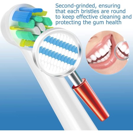 20X Testine di ricambio per spazzolino elettrico Compatibile Braun ORAL B YE-25A