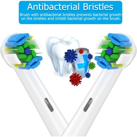 20X Testine di ricambio per spazzolino elettrico Compatibile Braun ORAL B YE-25A