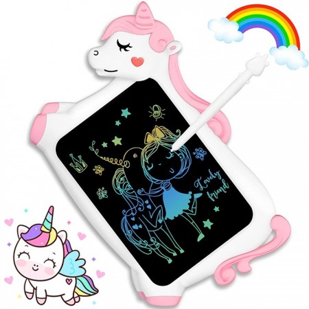 Tavoletta Grafica Lavagna Digitale Tablet LCD Scrittura Disegno Bambini Unicorno