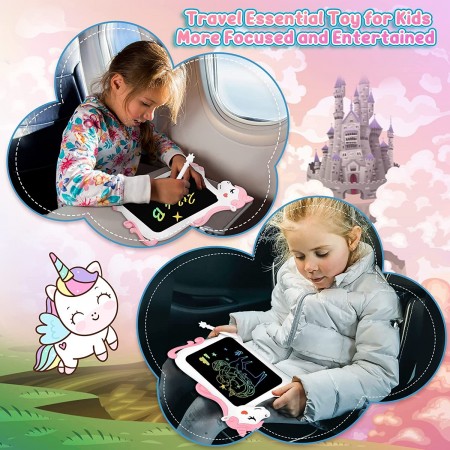 Tavoletta Grafica Lavagna Digitale Tablet LCD Scrittura Disegno Bambini Unicorno