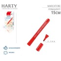 Pennarello Permanente Indelebile 10PZ marcatore vetro plastica Rosso/Nero/Blu
