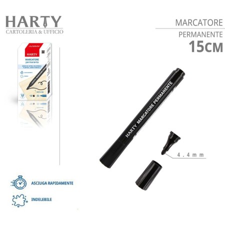 Pennarello Permanente Indelebile 10PZ marcatore vetro plastica Rosso/Nero/Blu