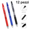 Harty Penne a sfera box da 12 px punta da 1 mm colori Rosso/Nero/Bl...