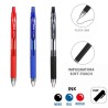 Harty Penne a sfera box da 12 px punta da 1 mm colori Rosso/Nero/Bl...