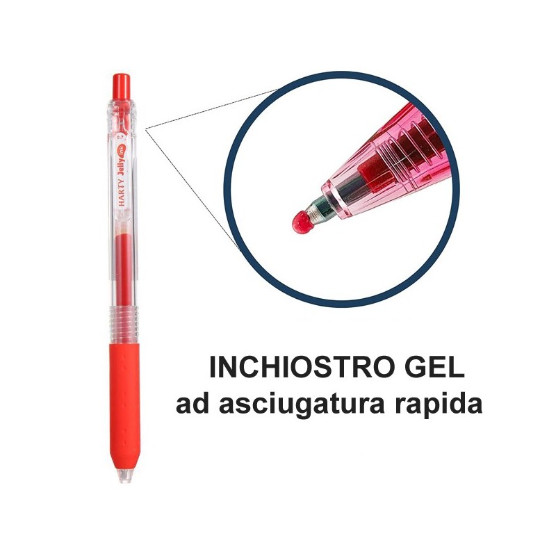 Penne gel estetiche - Forniture scolastiche - Set di penne gel con inchiostro nero - Forniture per ufficio - Forniture per diario - Cancelleria kawaii - Forniture Bujo - Italia
