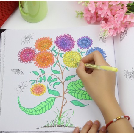 12x Penne Gel con Punta Media 0,7 mm a scomparsa vari colori disponibili