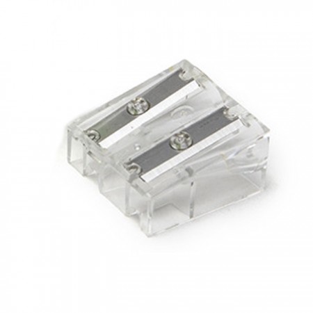 Temperamatite 2 Fori Con Serbatoio Temperino Contenitore Scuola Ufficio 12pcs