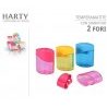Harty Temperamatite Temperino matite 2 Fori Con Serbatoio Contenito...