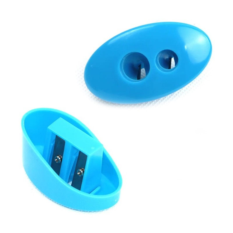 12 Temperamatite Metallici Doppio Foro, Mini Portatili In Lega Di Alluminio, Per Matite E Pastelli, Per Scuola, Ufficio E Make-up - 4