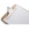 Harty Cartella portablocco A4 2pz con molla clip in metallo in legn...